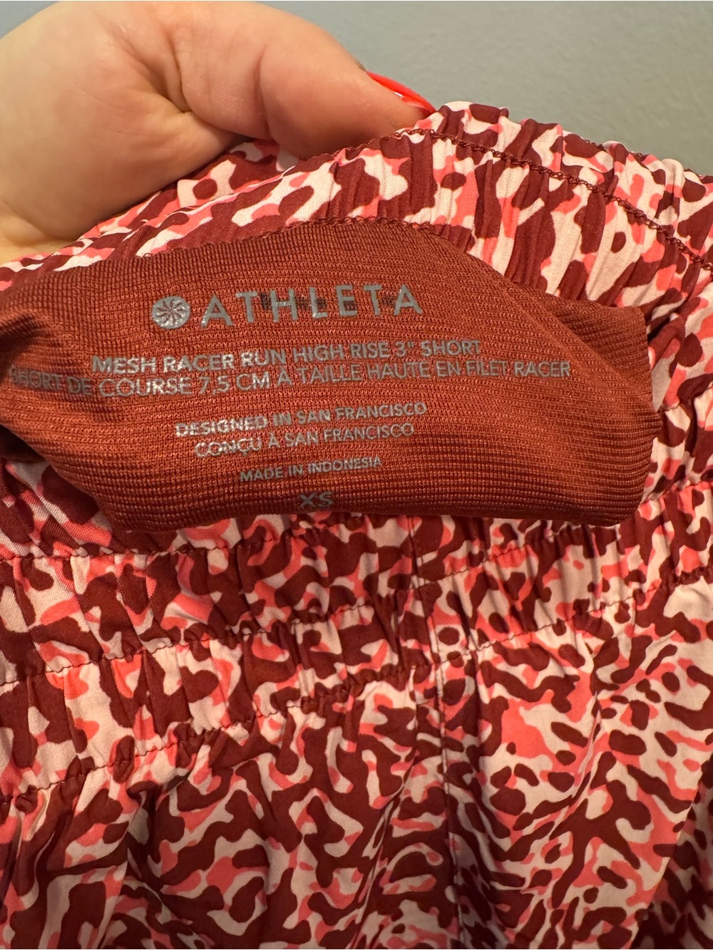 Athleta Mesh Racer Run Short 3” Size XS - Picture 2 of 5